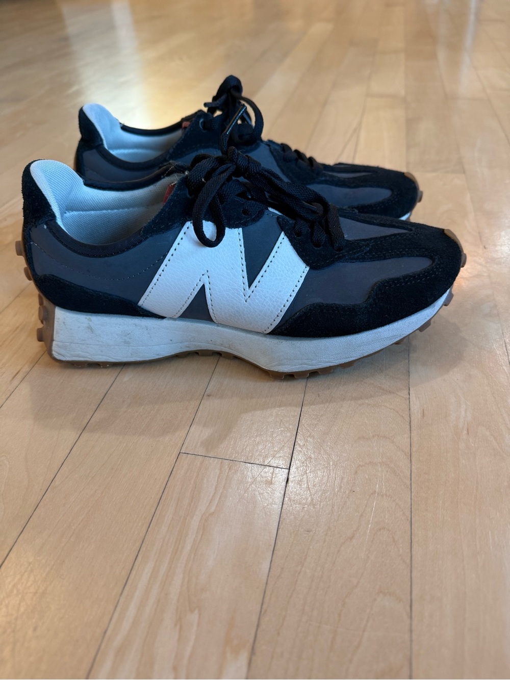 New Bakance 327 Platform White Athletic Sneakers
